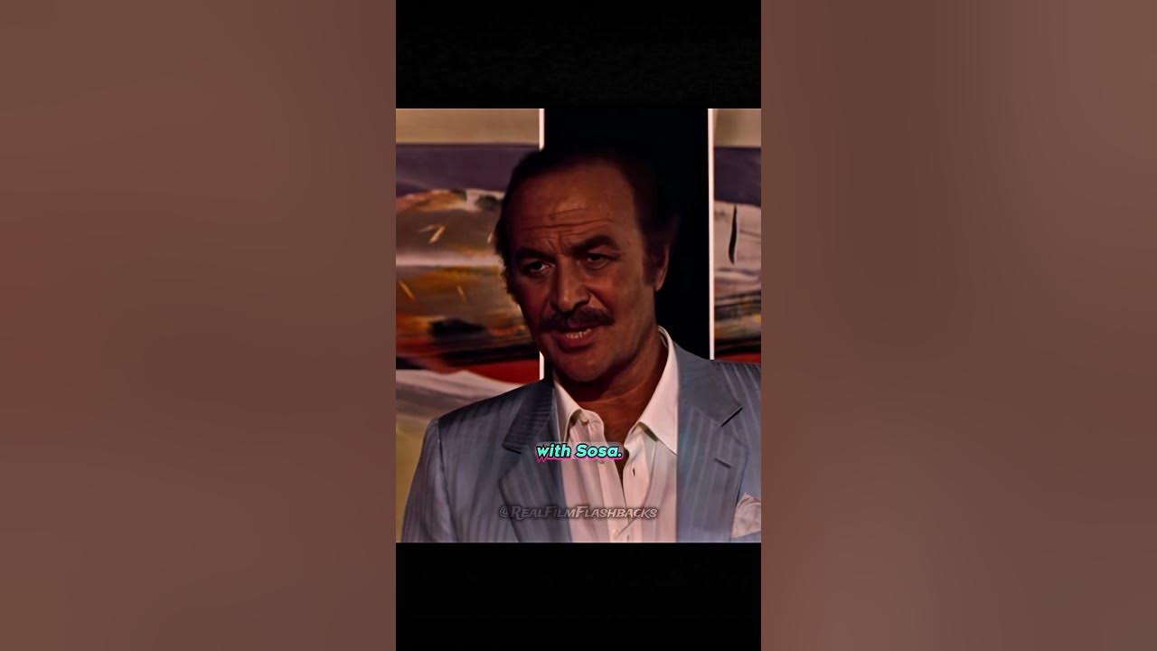 "You finished?" - Tony Montana