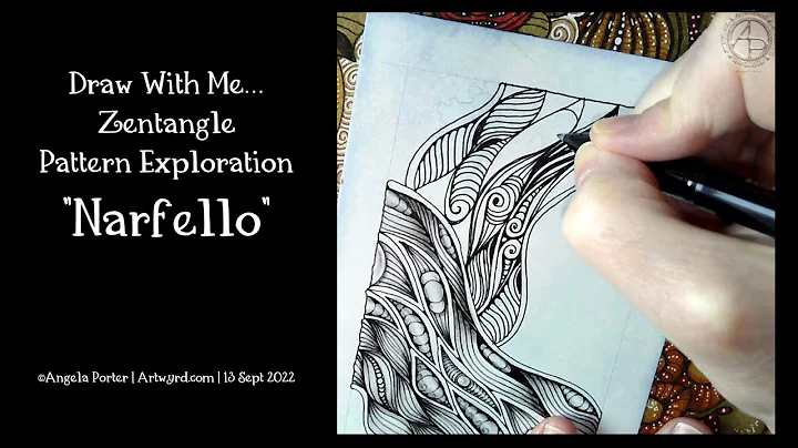 #DrawWithMe - #Zentangle Pattern Exploration #Narfello