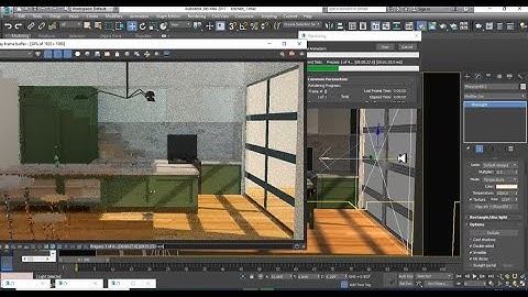 3DsMax Tutorials, Tutorial on 3D Modeling, Texturing & Lighting a Modular Kitchen in 3dsmax  Part 11