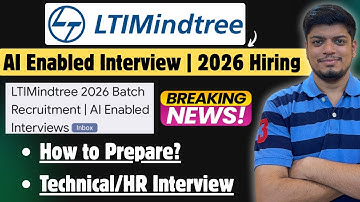 🔥LTIMindtree AI Enabled Interview | LTIMindtree Interview | LTIMindtree Interview Preparation 2026