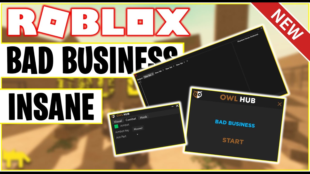 Roblox Bad Business Op Aimbot Level 6 Exploit Script Youtube - how to get aimbot on roblox bad business