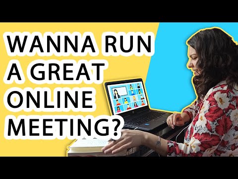 How to run a successful online meeting: 5 TIPS & TRICKS!
