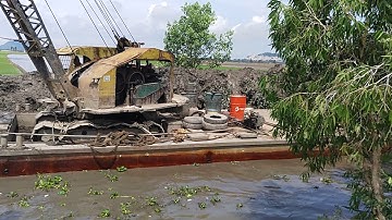 Cận cảnh sà lan chở sáng cạp múc kênh/cuộc sống miền tây new