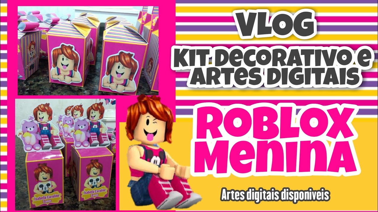 Kit Digital Roblox Menina