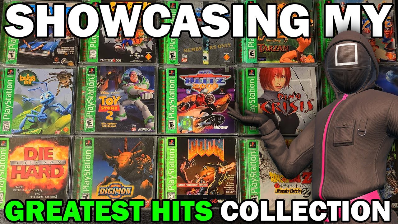 Showcasing My Complete PS1 Greatest Hits Collection - YouTube