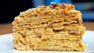 видео: ТАКОЙ НАПОЛЕОН НЕ КАЖДЫЙ ПРОБОВАЛ | Карамельный с орехами картинка: ТАКОЙ НАПОЛЕОН НЕ КАЖДЫЙ ПРОБОВАЛ | Карамельный с орехами