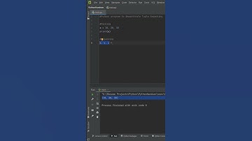 Python program to demonstrate Tuple Packing/Unpacking. #python #shorts #shortsvideo #shortsfeed