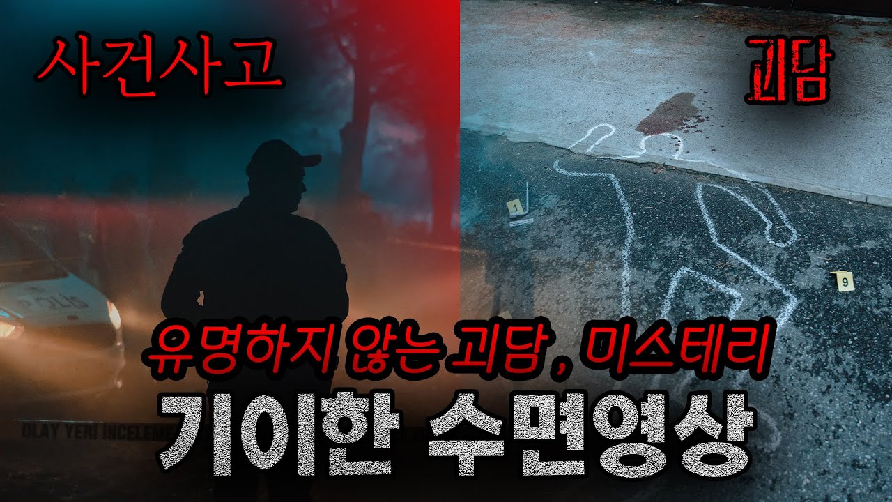 유명하지 않은 괴담 및 사건 모음집 I 2시간 수면 영상