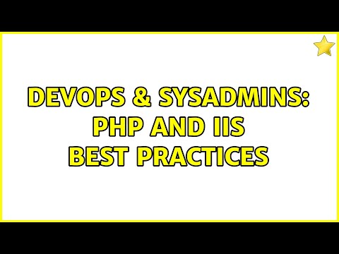 DevOps & SysAdmins:
