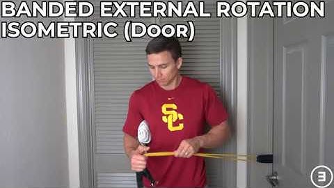 Banded External Rotation Isometric (Door)