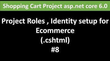ASP.NET CORE 6.0 :  Shopping Cart Project Full Course -8