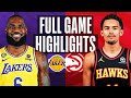 Los Angeles Lakers Vs Atlanta Hawks Full Game Highlights Jan 6 2023 NBA Season