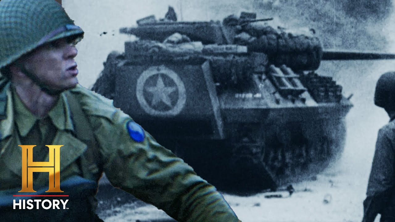 Documentary backdrop image for D-Day: The Unheard Tapes: The Obliteration of Caen (S1) (2024)