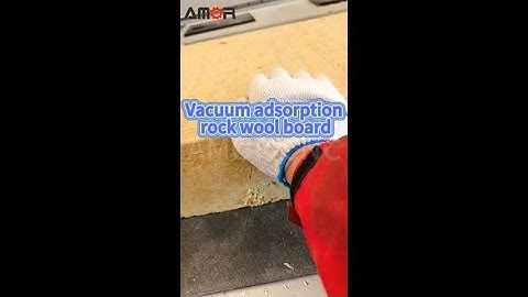 Rock wool board vacuum adsorption display/AMOR CNC Oscillating Cutting Machine#cnc #machine #vacuum