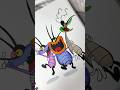 Cockroaches Drawing😳✨ #shorts #trending