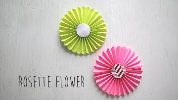 DIY: Rosette Flower