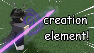 The new CREATION ELEMENT is finally HERE! (Elemental Battlegrounds)