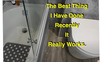 DIY  LEAKING SHOWER SCREEN FIXED.