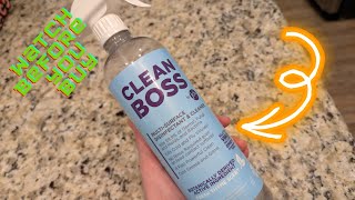 Natural Household Cleaning Spray that Works:Clean Boss