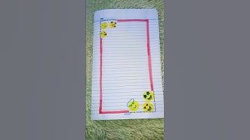 Simple and Easy Border Design/Assignment Front Page Design #shortsfeed #borderdesign ​#art #tiktok