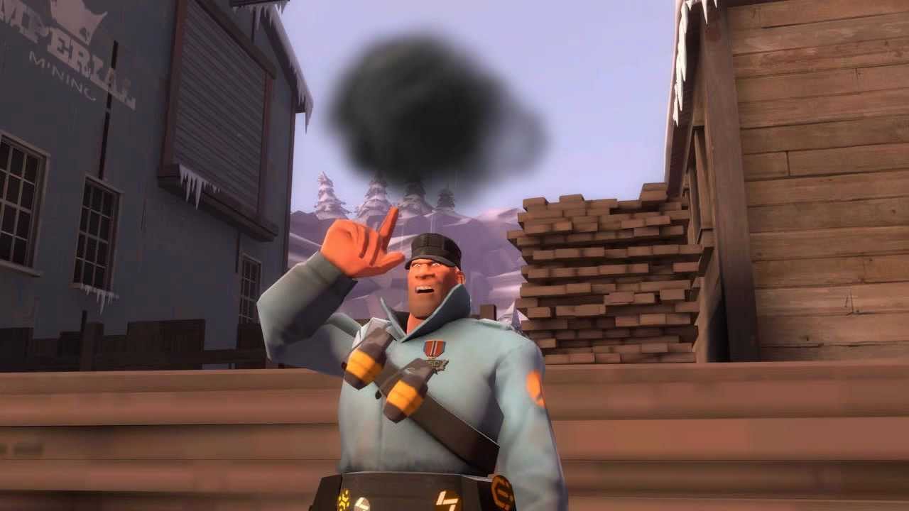 TF2 Unusual - Stormy Storm Grenadier's Softcap - HD - YouTube.
