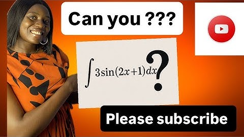 Integral calculus : using substitution method #maths