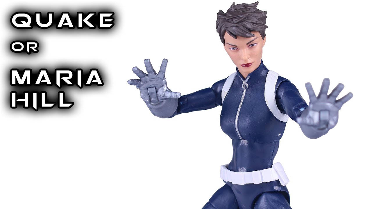 Marvel Legends QUAKE or MARIA HILL SHIELD Action Figure Review 