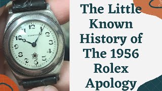 The Little Known History of The 1956 Rolex Apology