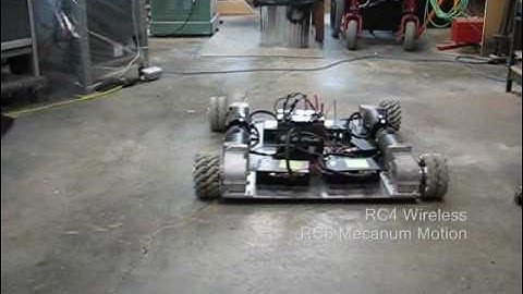 RC4 Wireless - RC6 Mecanum Wireless Motion System