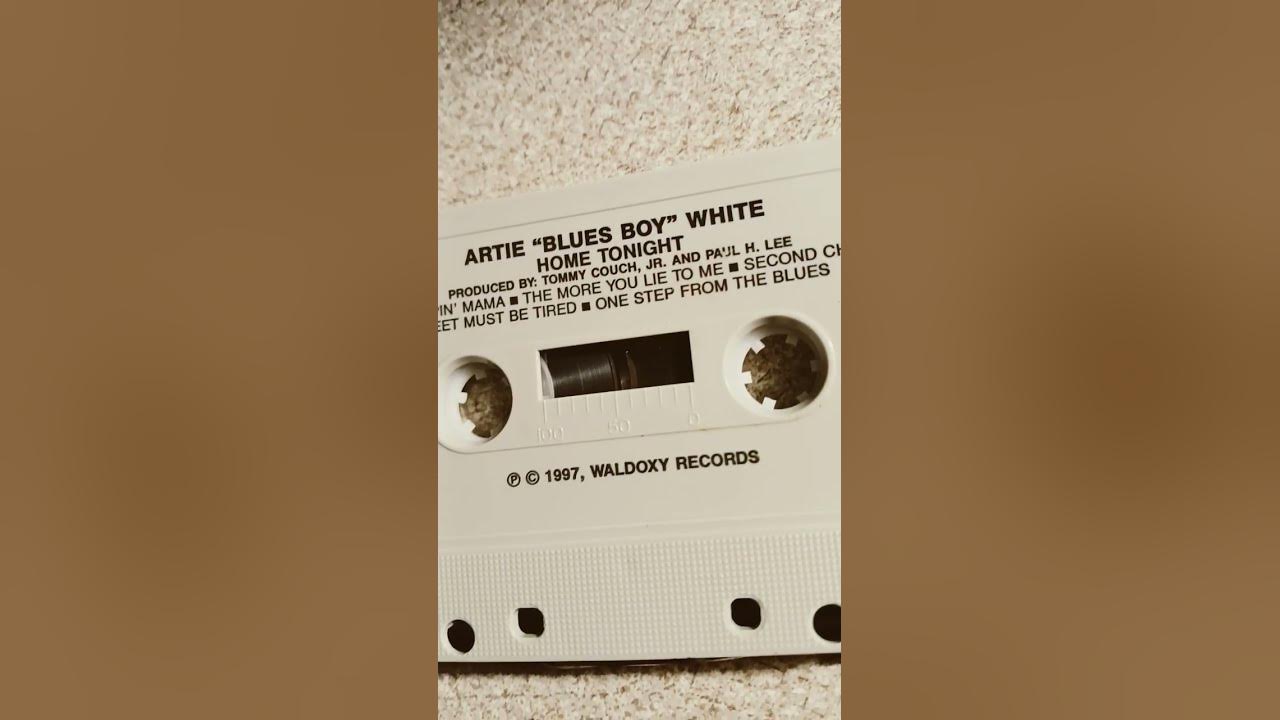 ARTIE "BLUES BOY" WHITE - MAN OF THE HOUSE (HOME TONIGHT) 1997 BLUES CASSETTE TAPE CLASSIC ALBUM