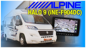 Speciale campernavigatie met het Alpine Halo 9-systeem! (Alpine INE-F904DC)