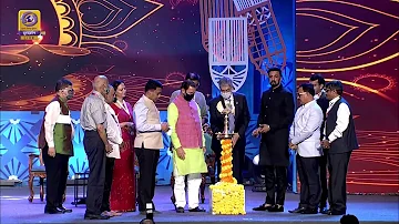 Lighting the lamp ceremony at the #IFFI51 Opening Ceremony