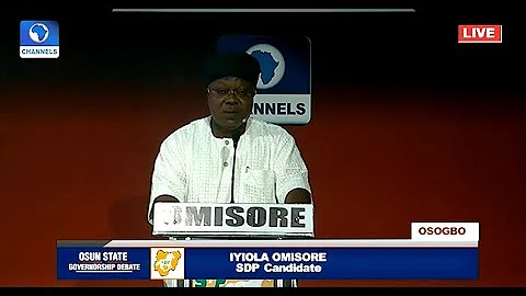 Omisore Mocks PDP, Adeleke For Absence At Debate #OsunDebate