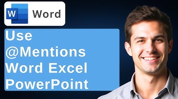 How To Draw Attention To  Comment With @Mentions In Microsoft Word Excel And PowerPoint [2025 Guide]