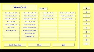 Excel VBA Project on Billing