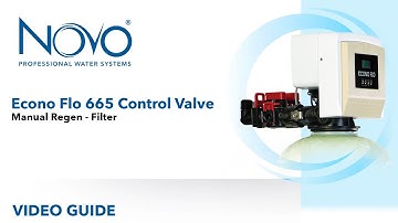 Econo Flo 665 Control Valve: Manual Regen - Filter | Step By Step Guide