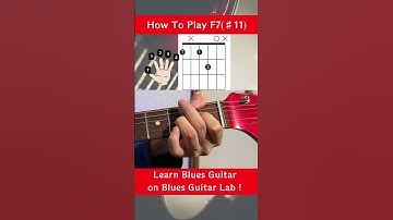 How to play F7(♯11) on guitar #shorts  #guitarchords #chorddiagrams