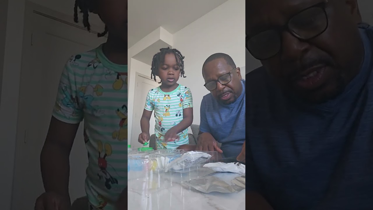 Setting up Chemistry set with Grayson 