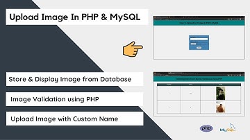 Upload image in PHP MySQL in Hindi | File upload in PHP | how to upload and display image in PHP