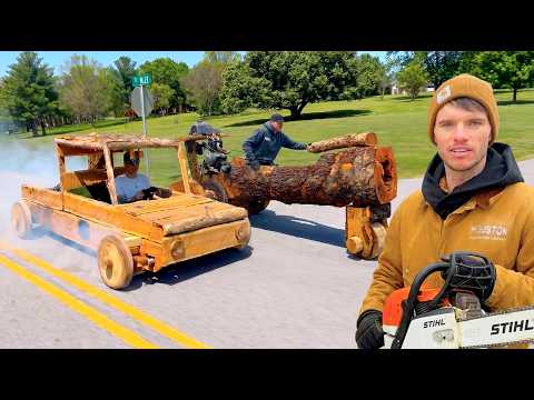 The Whistlindiesel Wooden Car Challenge Part 2 (they all broke)