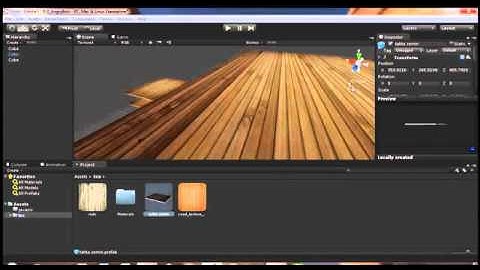 Unity 3D Türkçe Ders 01 Basit Objeler Yaratma, Texture ve Prefab