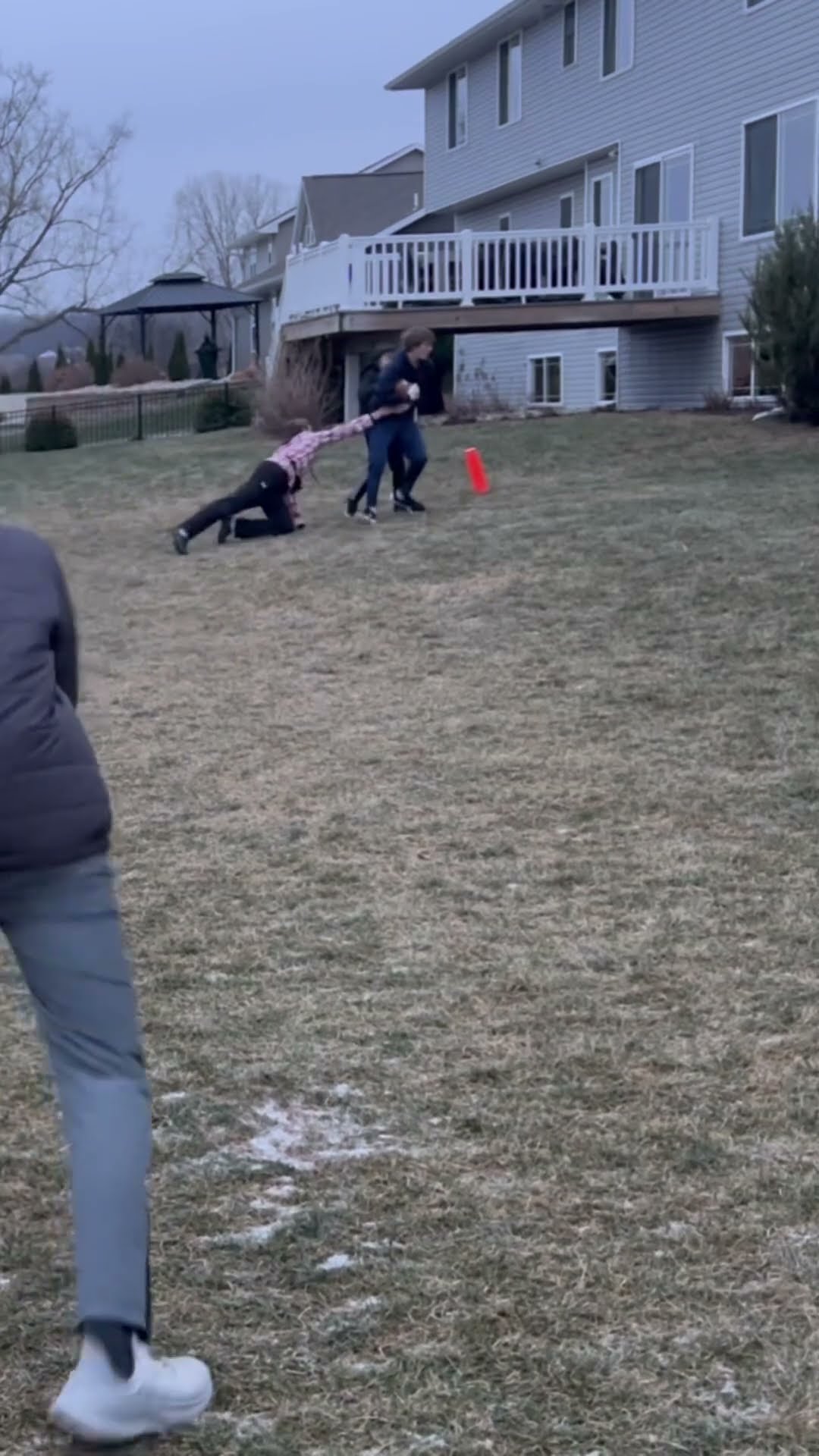 AJ makes the insane catch and stays up for the touchdown?!! #nfl #football #sports #shorts #viral