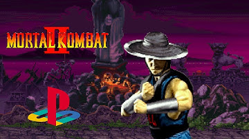 Mortal Kombat II (Playstation) – Kung Lao Playthrough [HD] | RetroGameUp