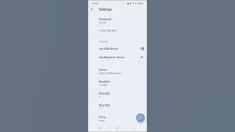 NTRIP Client by Bluecover connecting to a receiver via usb