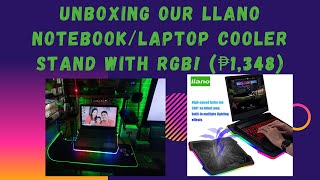 llano Notebook/Laptop Cooler Laptop Stand RGB (₱1,348)