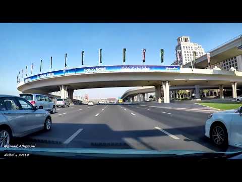   جولة في دبي شارع الشيخ زايد من البرشا الي دبي مول 2018