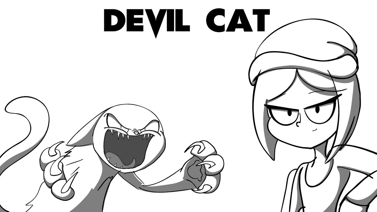 Devil Cat - Original boards for "Devil Cat"