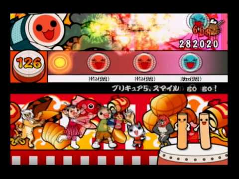 太鼓の達人10 - プリキュア5、スマイル go go!（むずかしいコース）