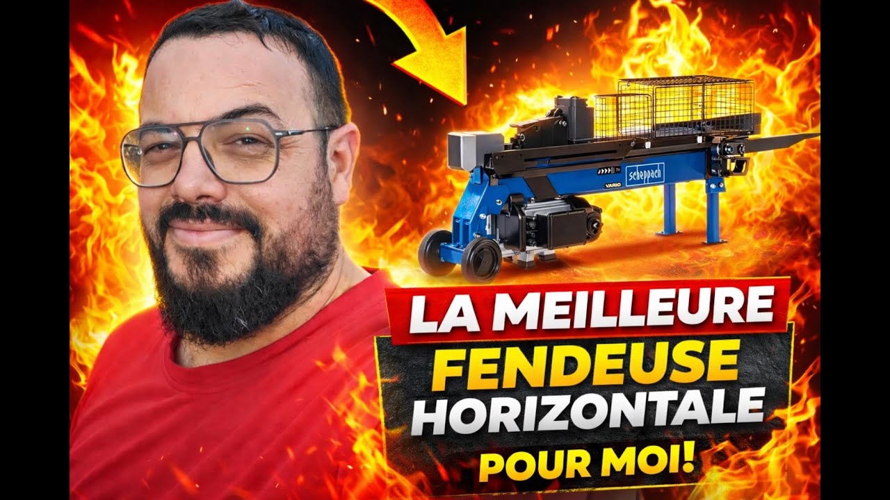 Fendeuse Scheppach Horizontal HL760LS de 7 tonnes