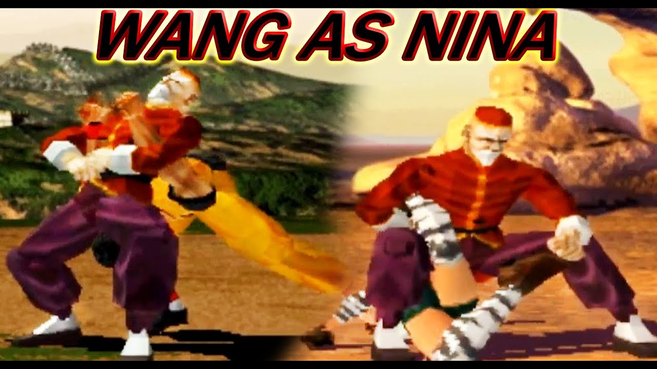 [TAS] Wang With Nina's Moves Gameplay - Tekken 2 (Arcade Version) (Requested) (2nd Costume)